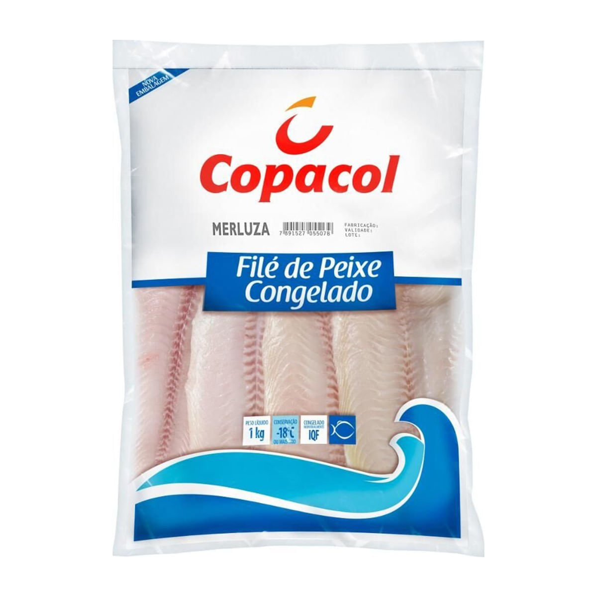 Filé de Merluza Congelado Copacol 800 g