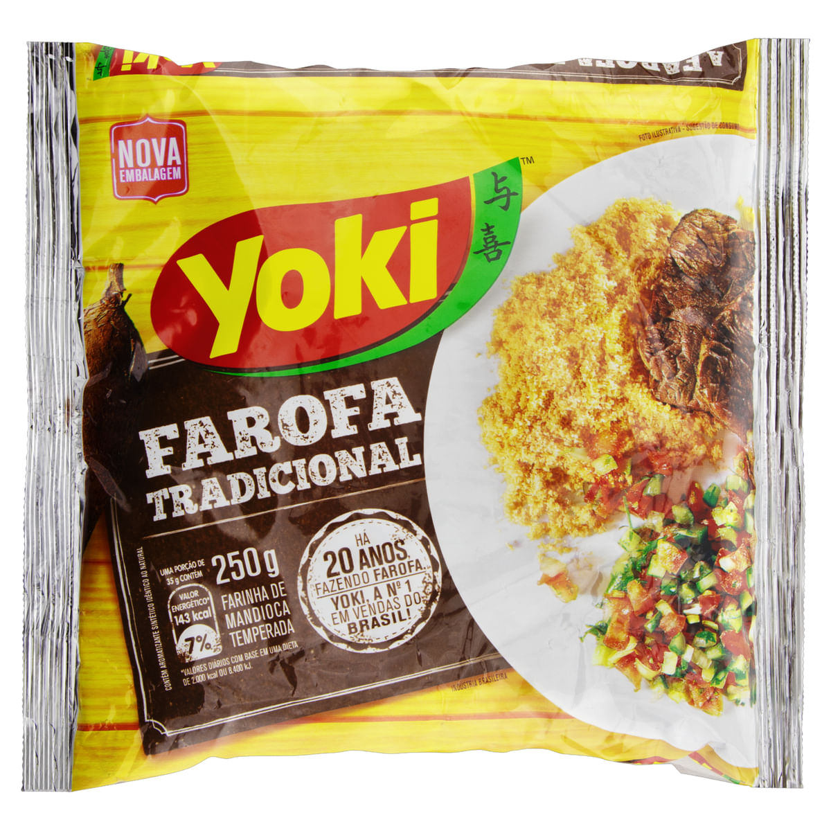 Farofa Temperada Yoki Tradicional 250g