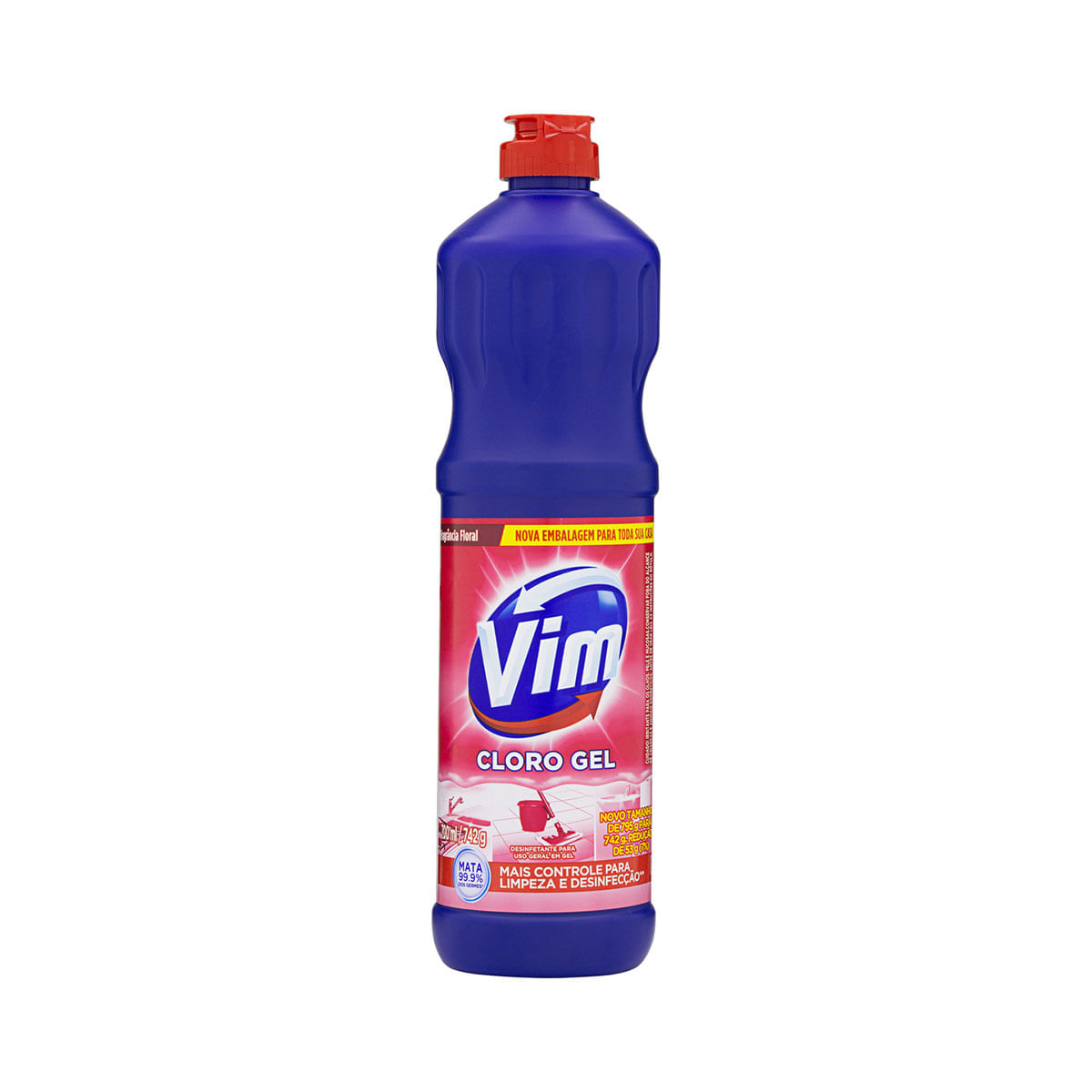 Desinfetante Multiuso Cloro Gel Floral Vim 700ml