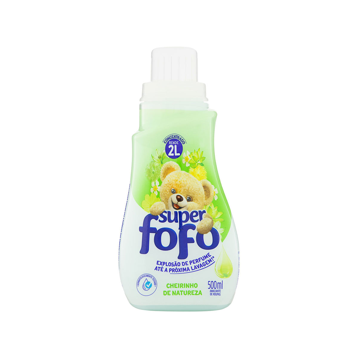 Amaciante de Roupa Concentrado Cheirinho de Natureza Fofo Super Frasco 500ml