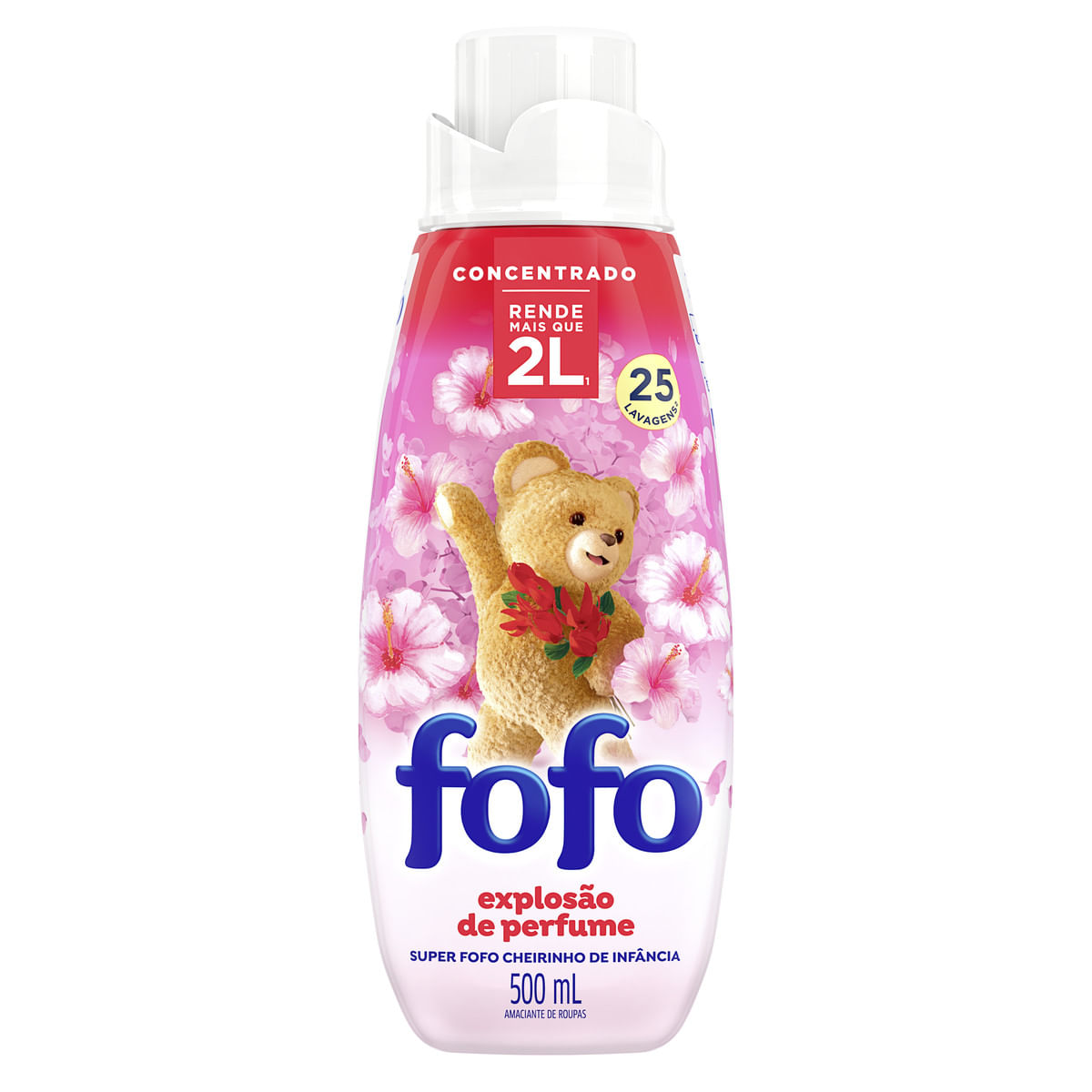 Amaciante Concentrado Fofo Cheirinho de Infância 500 ml