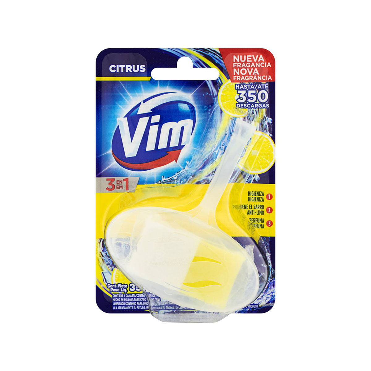 Detergente Sanitário Bloco Citrus Vim 35g