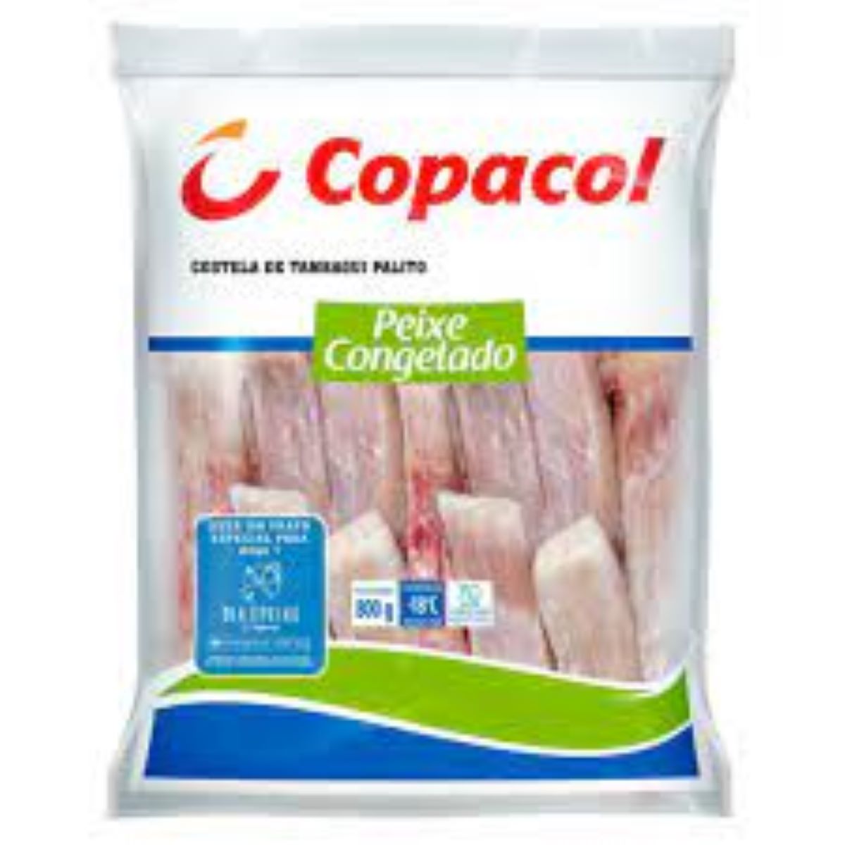 Tambaqui Pedaço Congelado Copacol 800 g