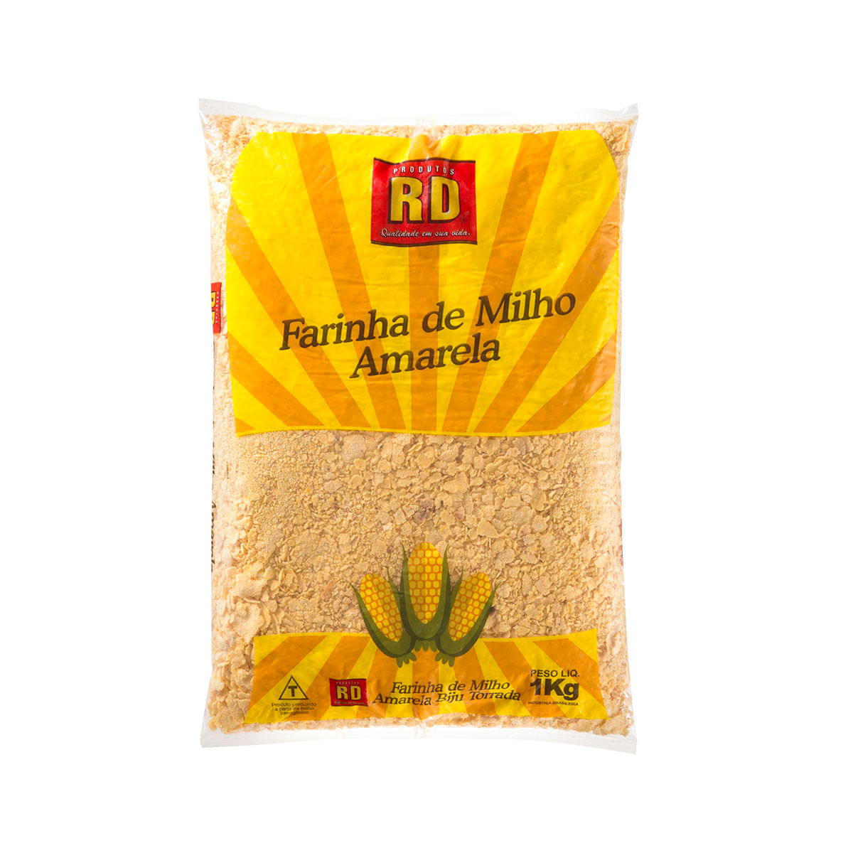 Farinha de Milho Amarela Produtos RD 1Kg