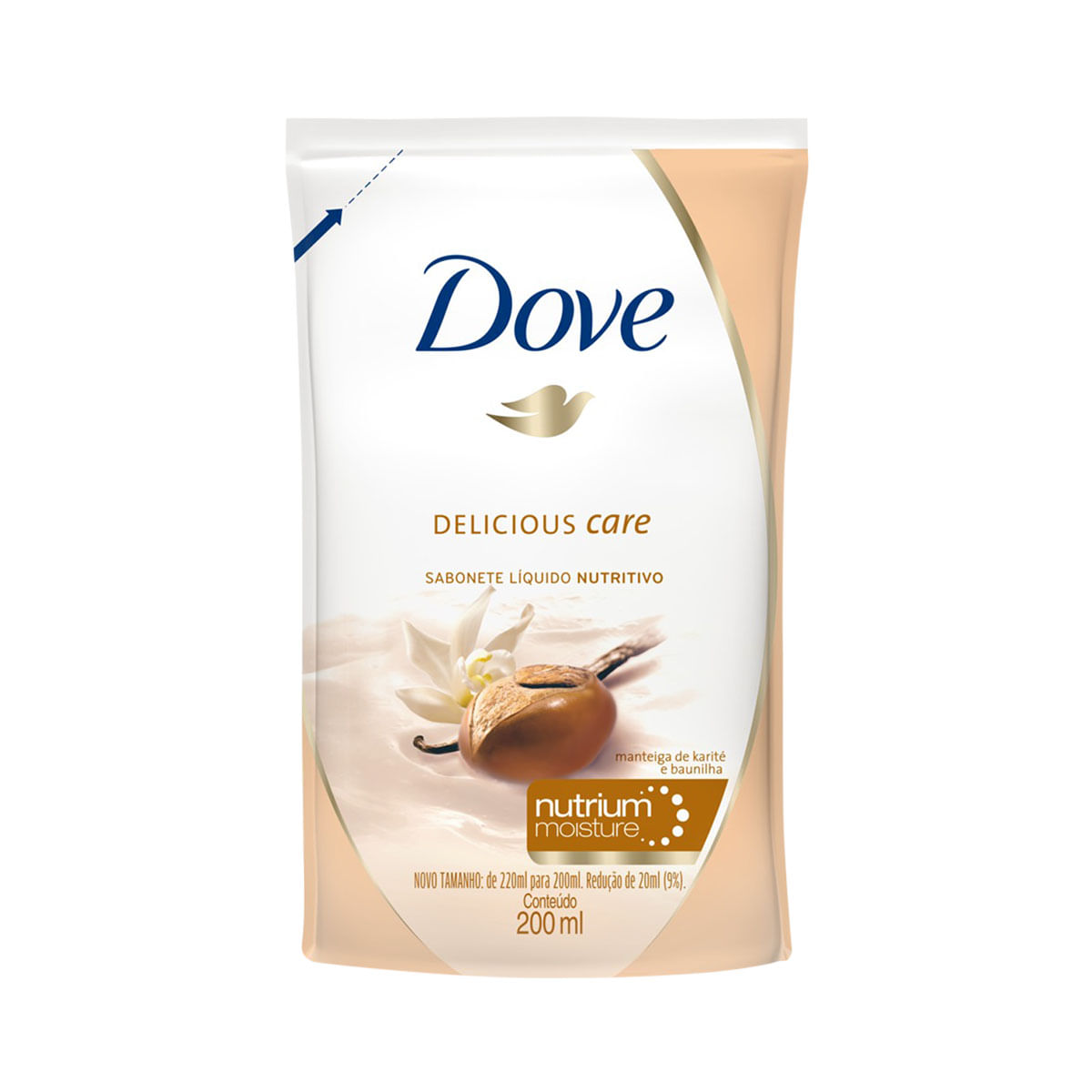 Sabonete Líquido Dove Karité Refil 200 ml