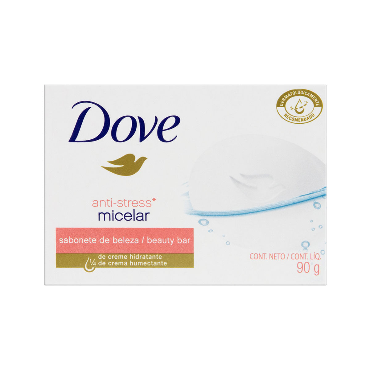 Sabonete em Barra Anti-Stress Micelar Dove Caixa 90g