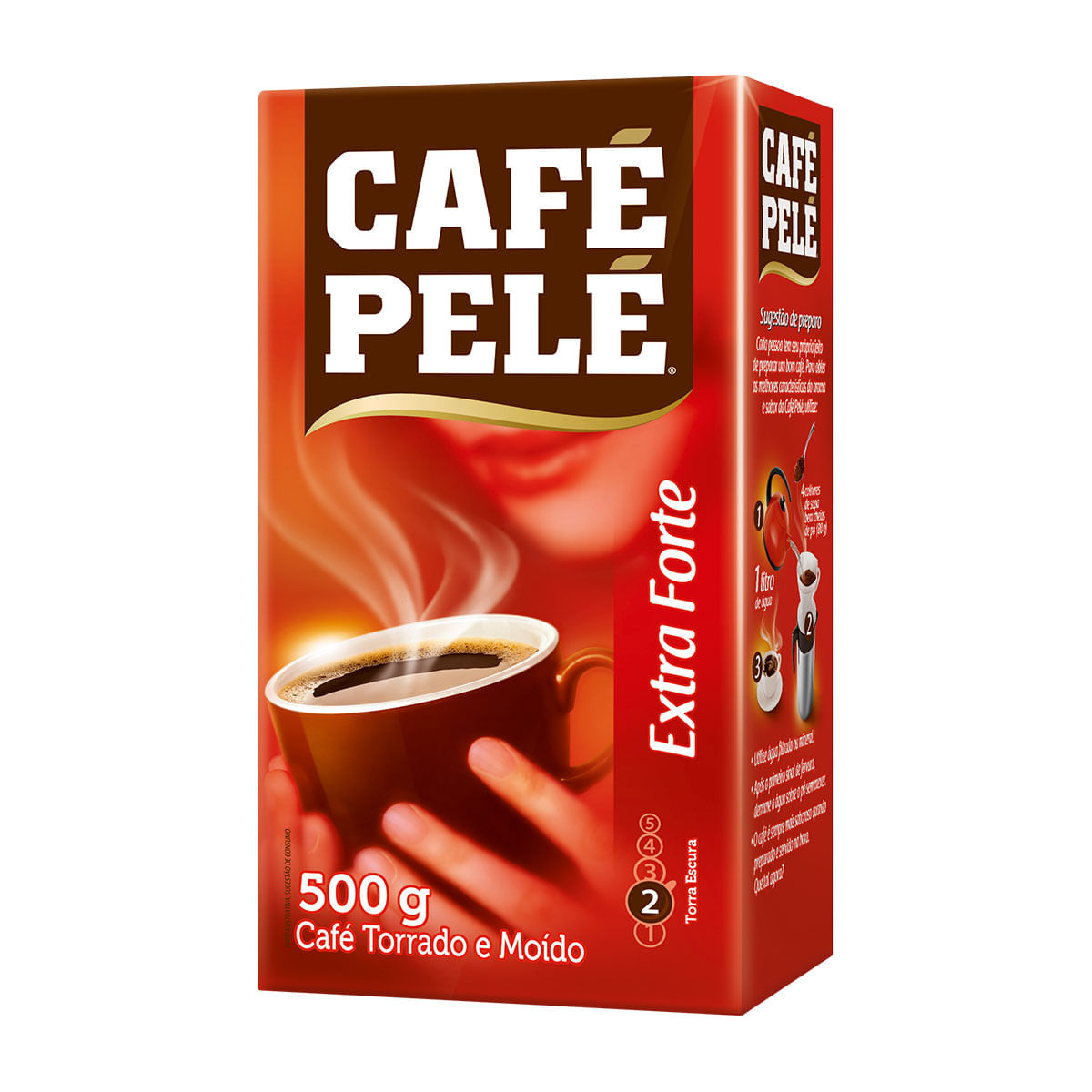 Café Torrado e Moído Pelé Vácuo 500 g