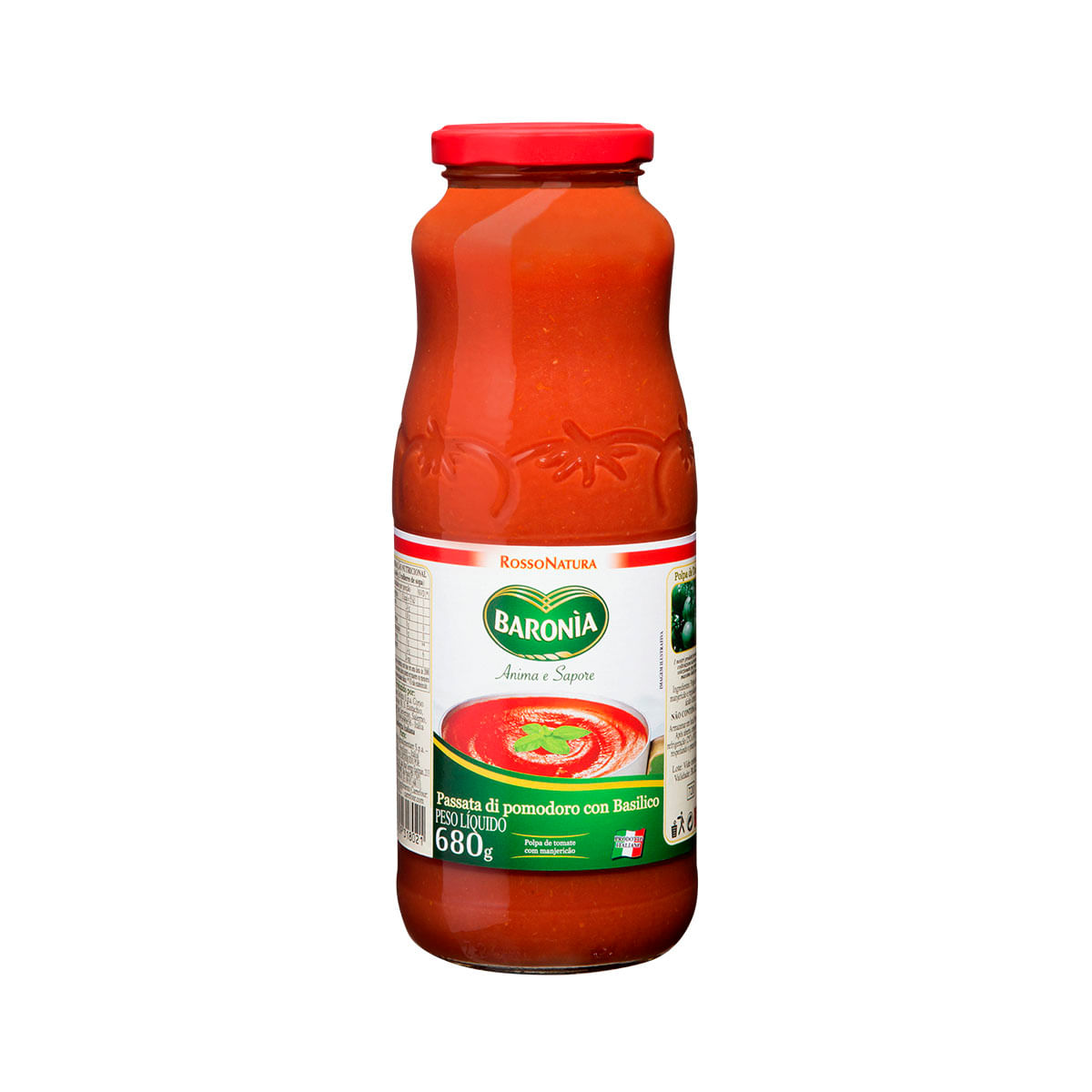 Passata de Tomate com Manjericão Baronia 680g