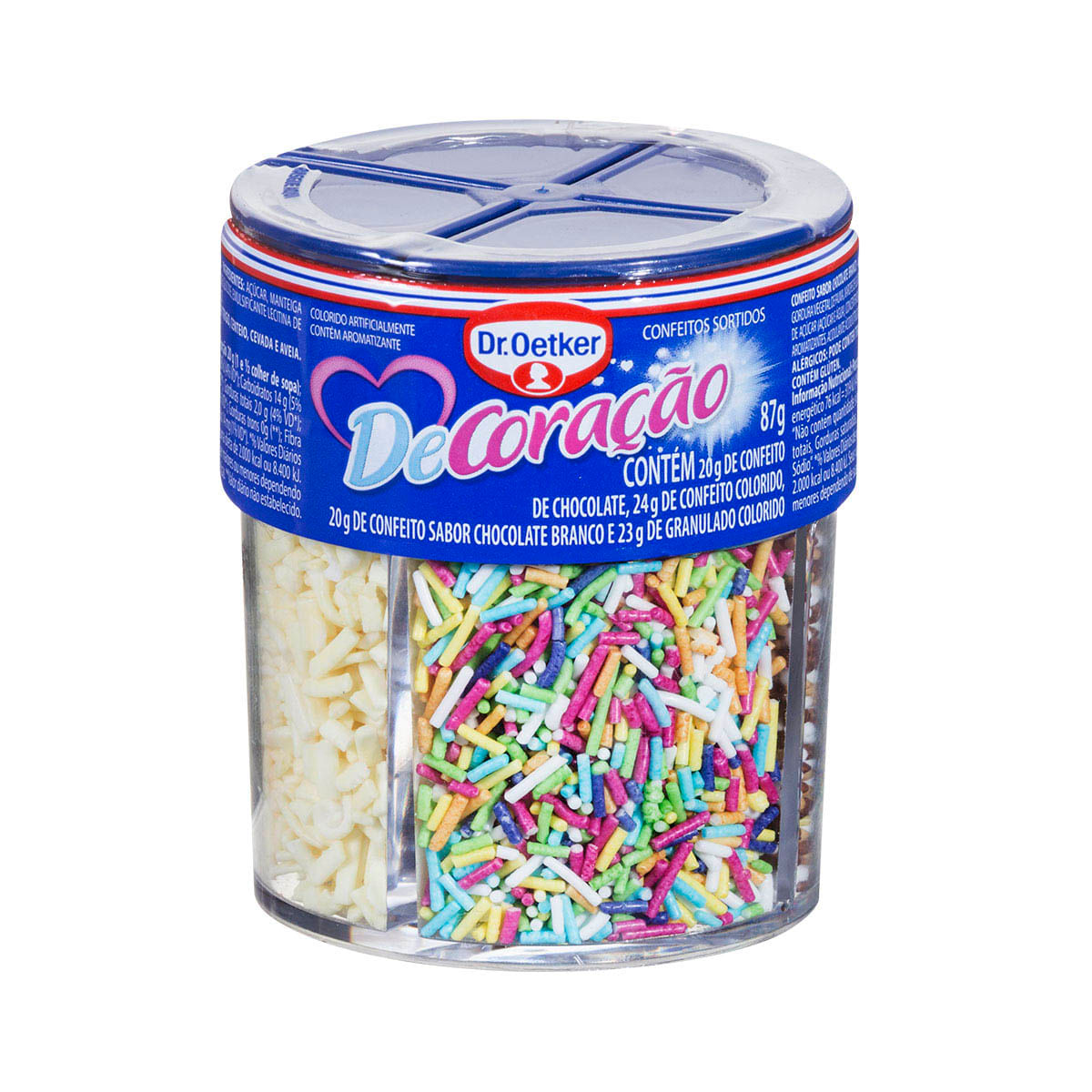 Confeitos Sortidos Dr. Oetker De Coração 87g