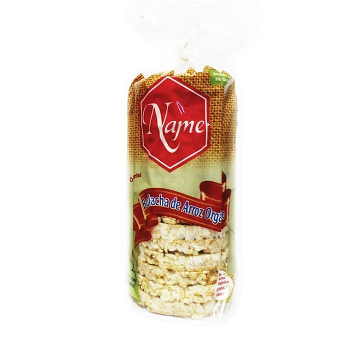 Biscoito de Arroz Integral Orgânico Name 130g