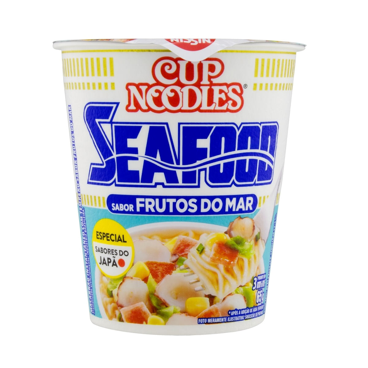 Macarrão Nissin Cup Noodles Frutos do Mar 65g