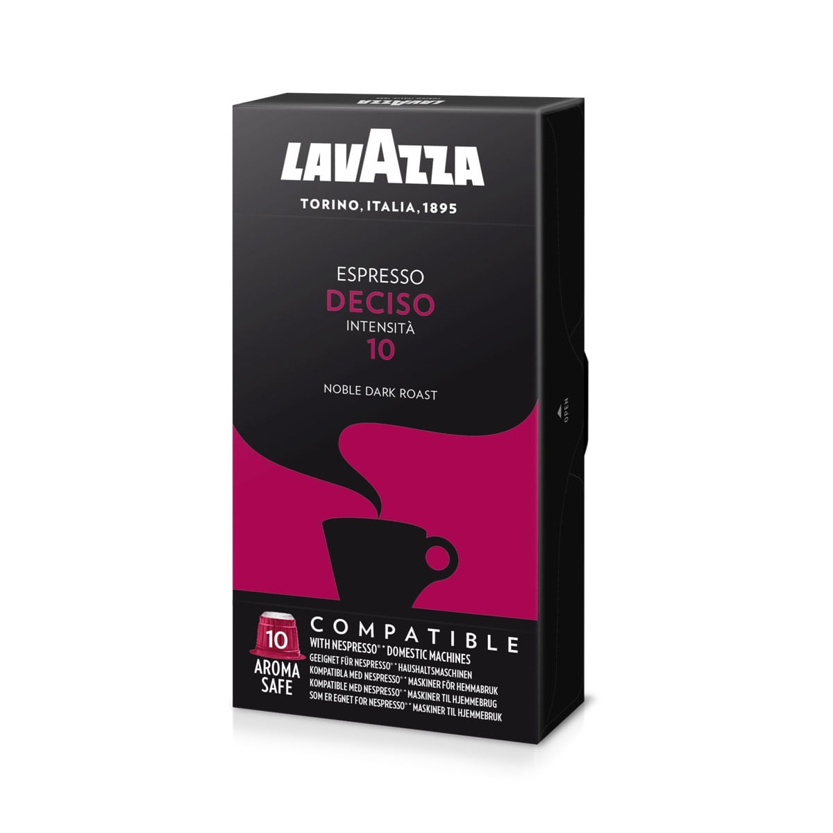 Café Expresso Lavazza Deciso Forte 10 Cápsulas