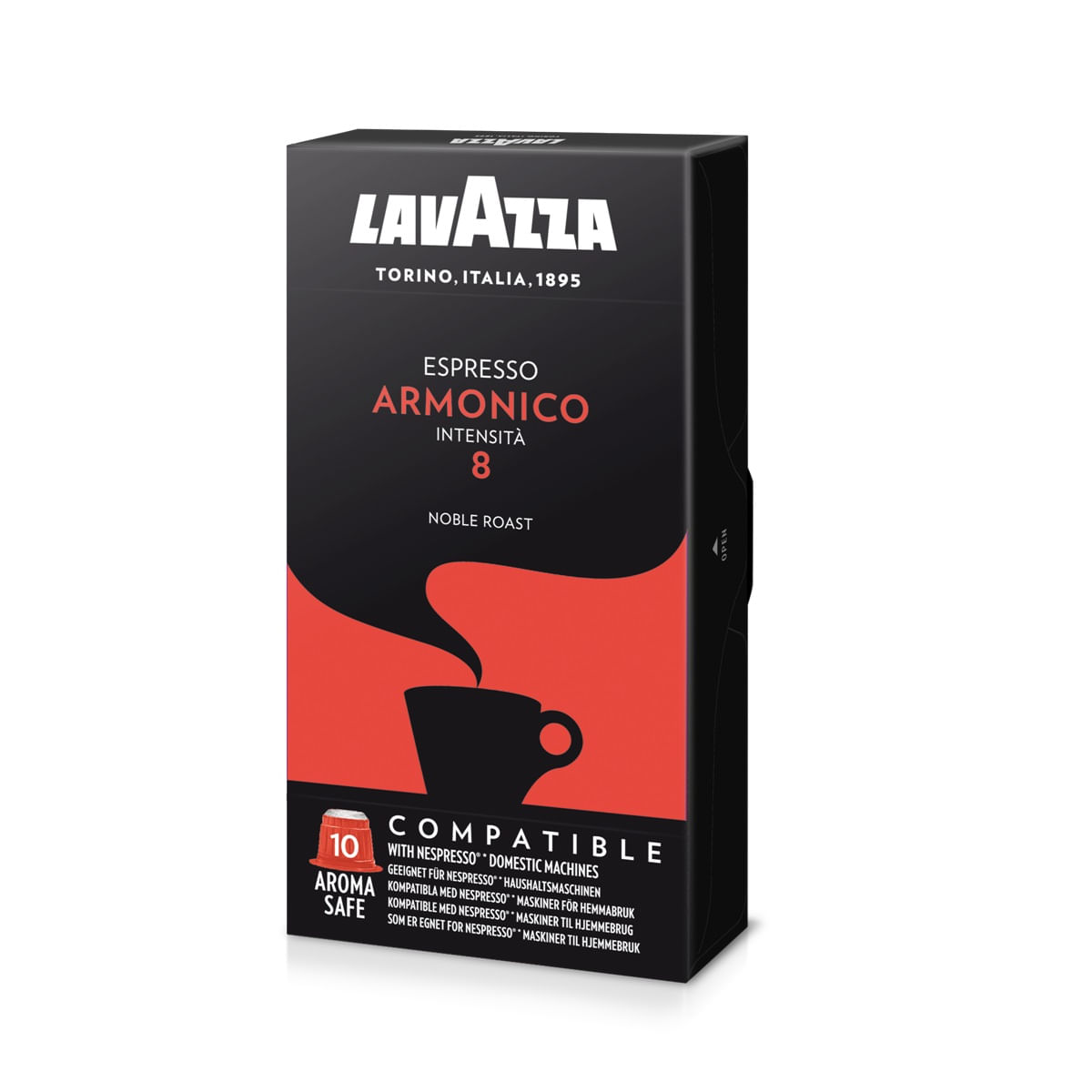 Café Expresso Lavazza Armonico Intensidade Média 10 Cápsulas