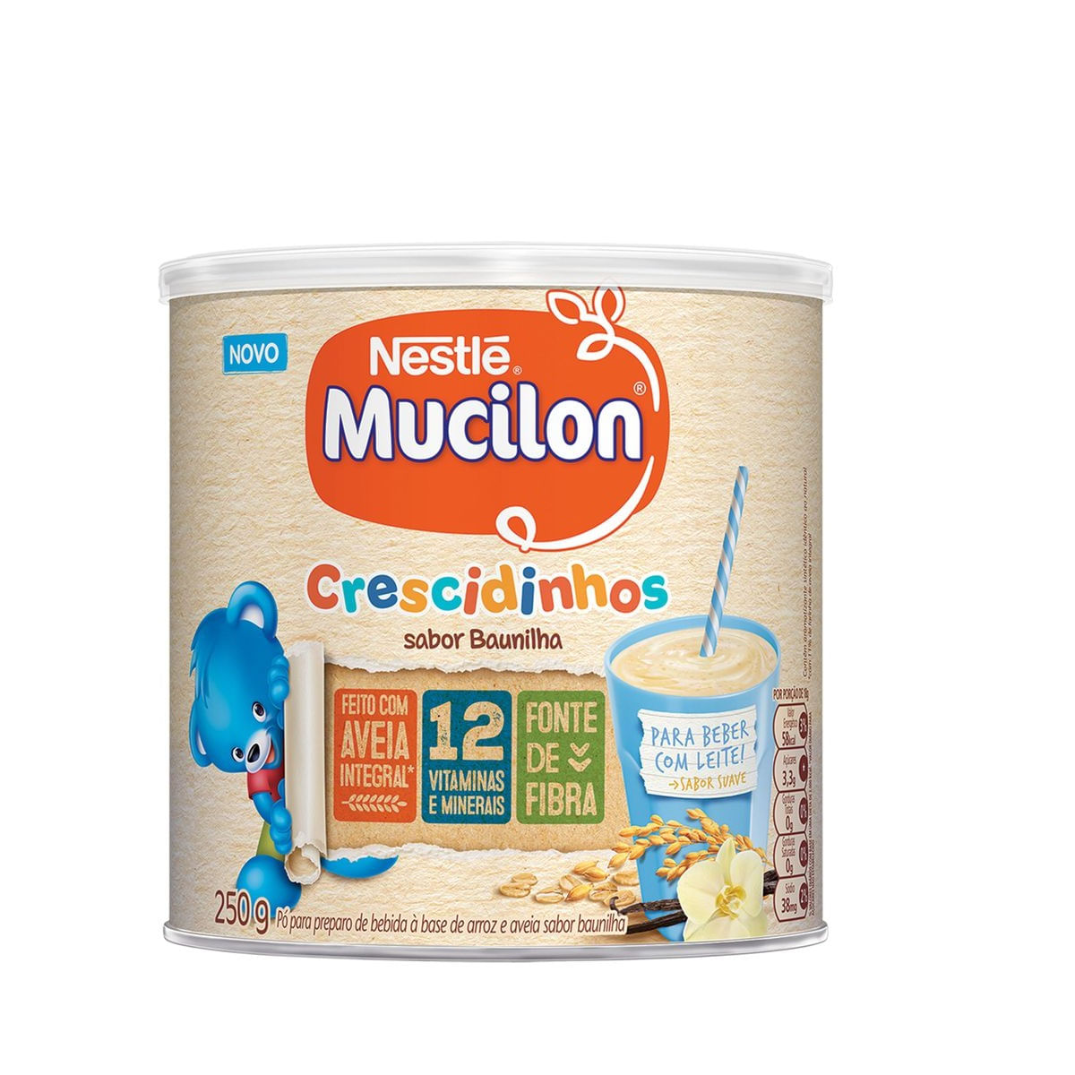 Mucilon de Baunilha Crescidinhos Lata 250g