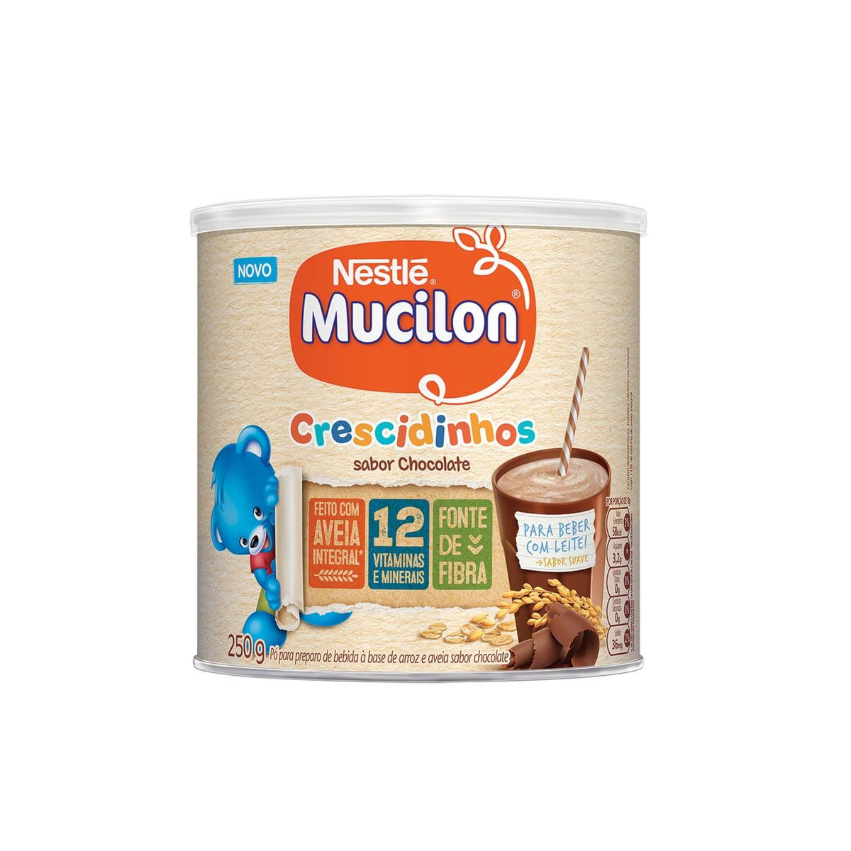 Mucilon de Chocolate Crescidinhos Lata 250g