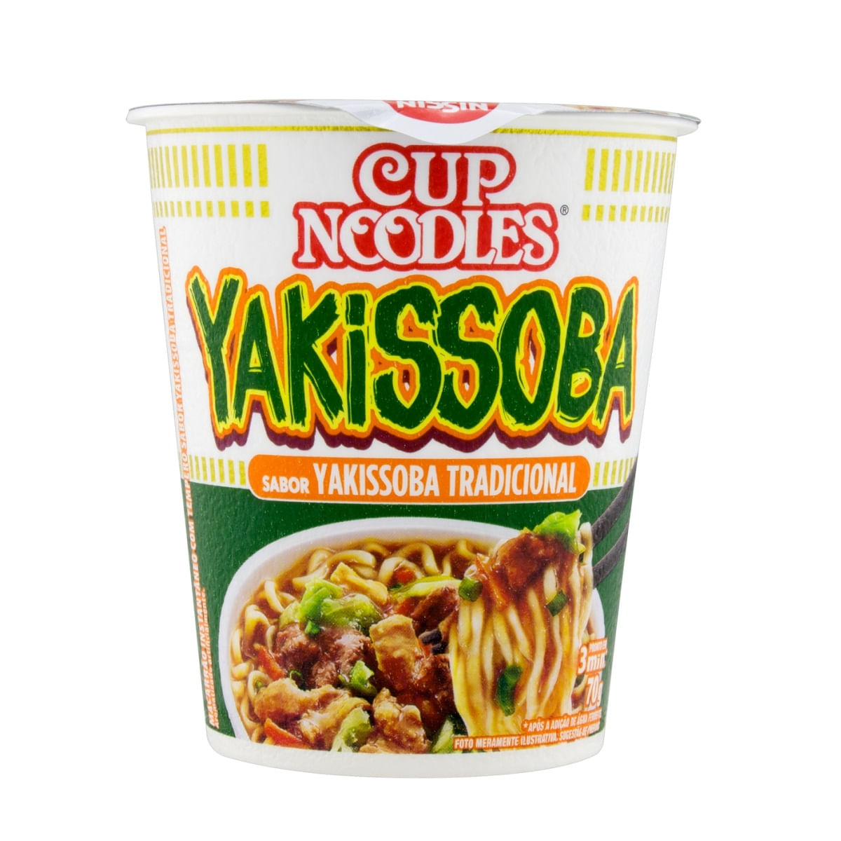 Macarrão Nissin Cup Noodles Yakissoba 70g