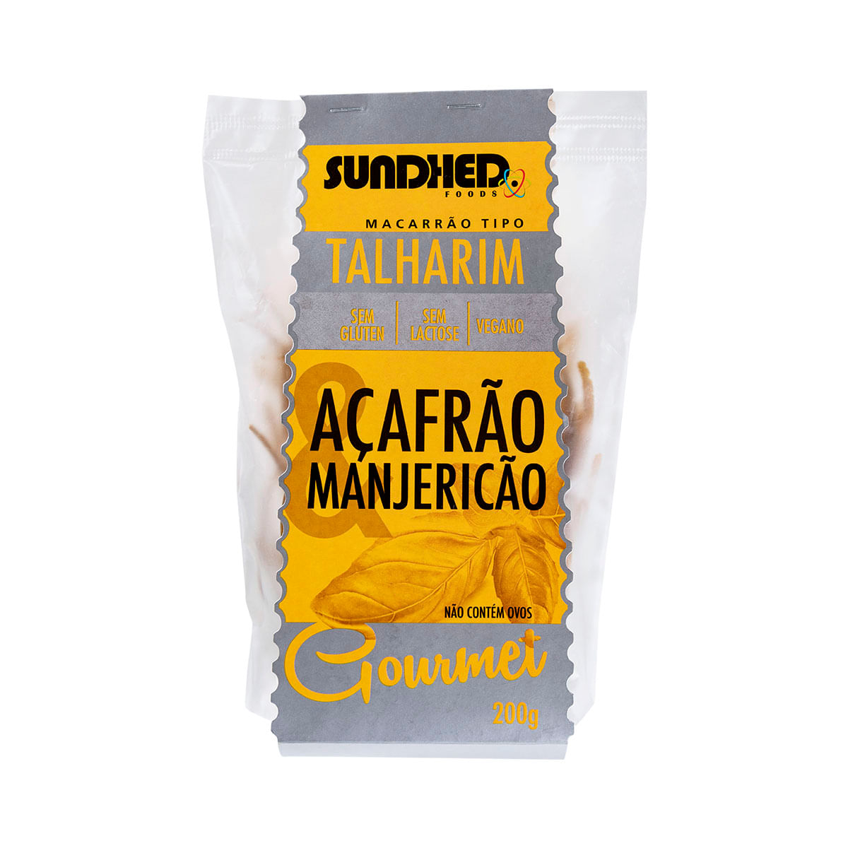 Macarrão Talharim Açafrão e Manjericão Sundhed 300g