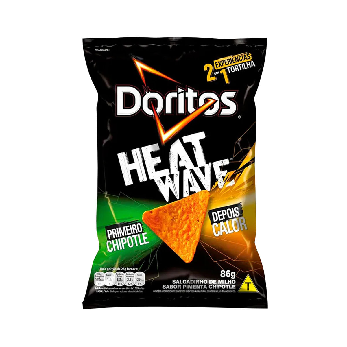 Salgadinho Doritos Pimenta Chipotle Heat Wave 86g