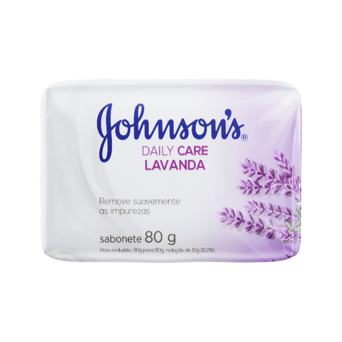 Sabonete em Barra Lavanda Johnson&apos;s Daily Care Cartucho 80g