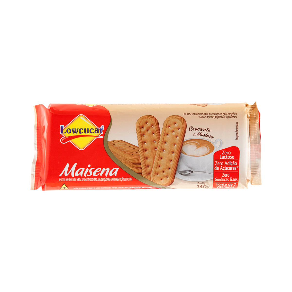 Biscoito de Maizena Zero Lactose Lowçucar 140g