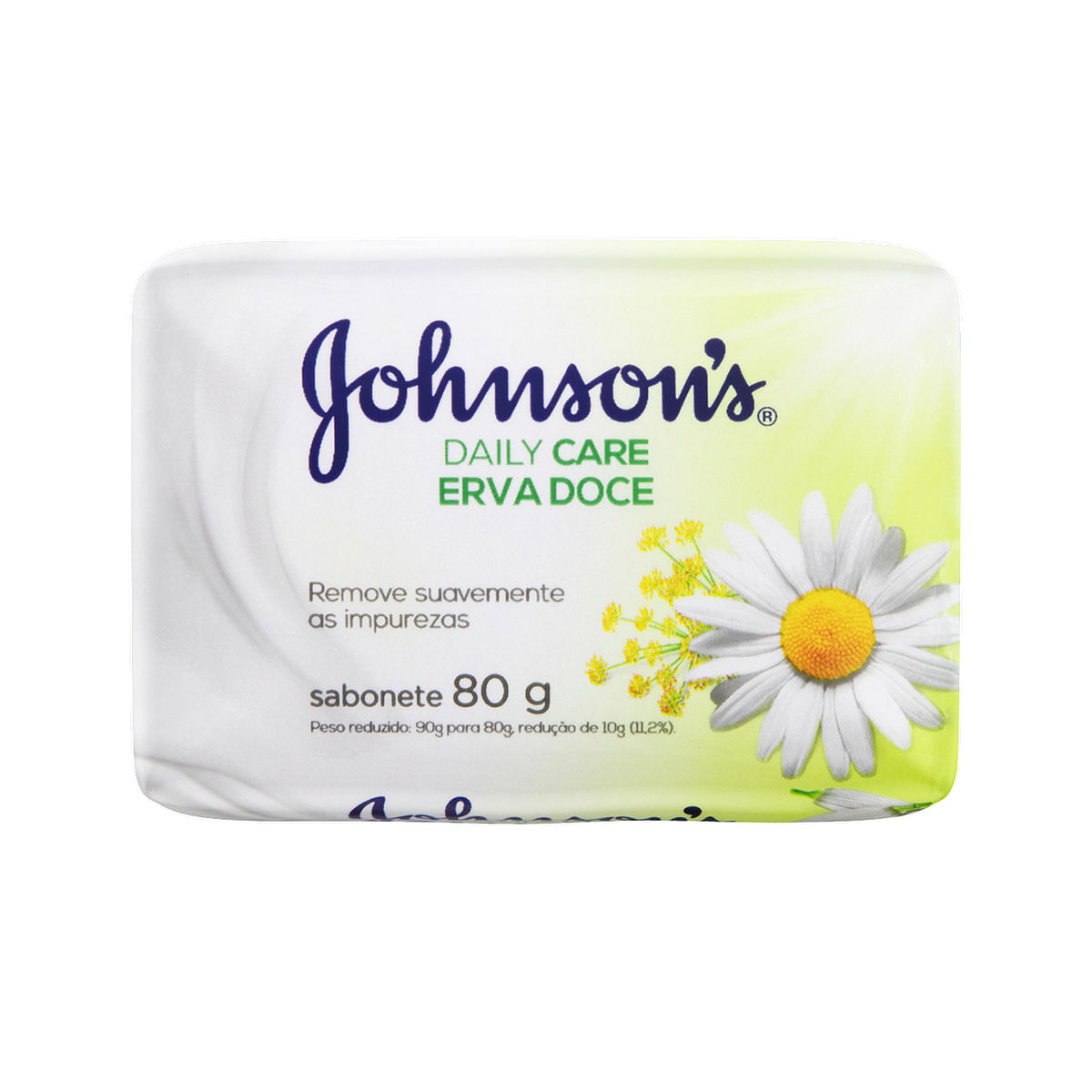 Sabonete em Barra Erva-Doce Johnson&apos;s Daily Care Cartucho 80g