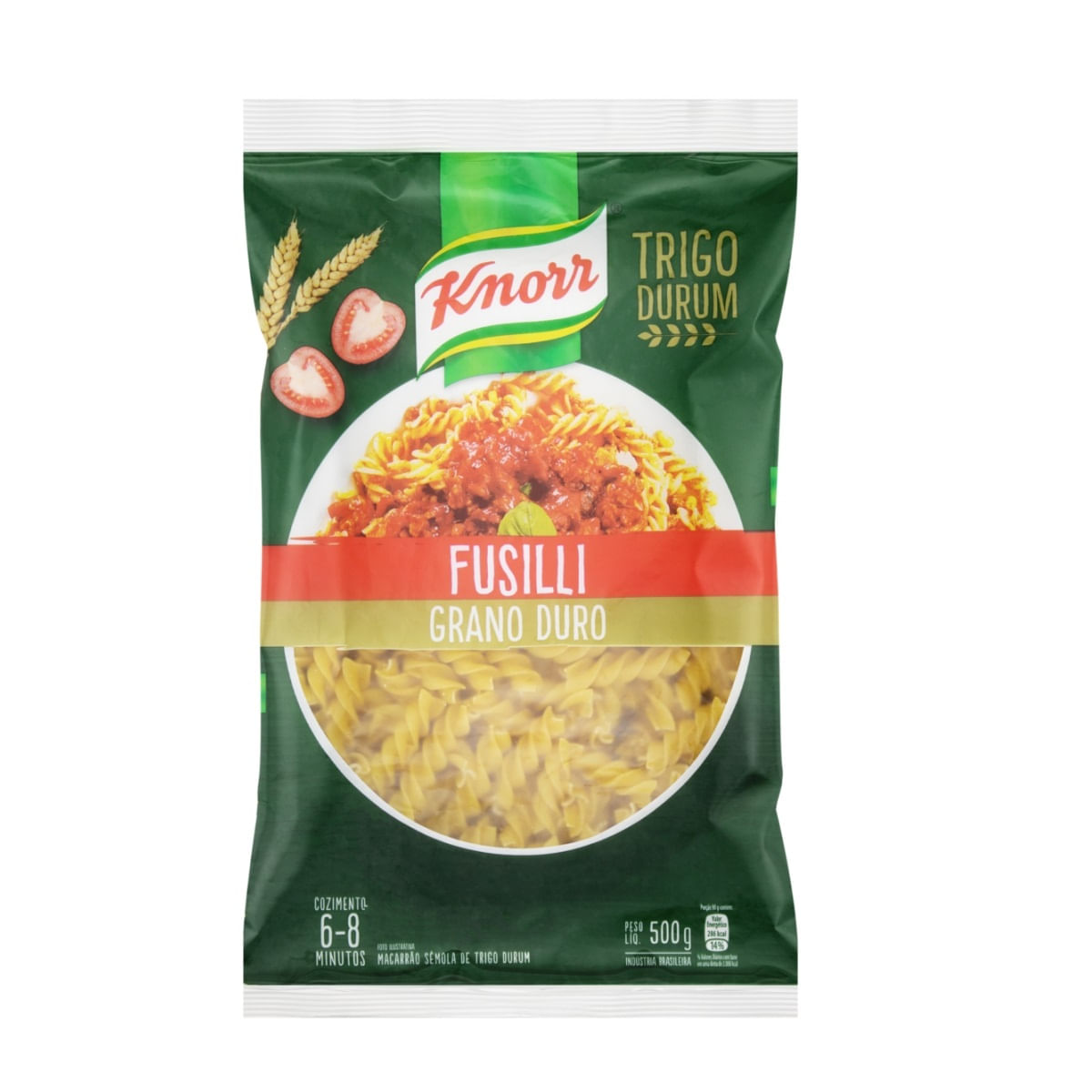 Macarrão Grano Duro Fusilli Knorr Sêmola 500g