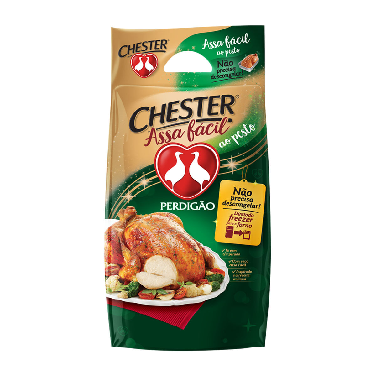 Chester Perdigão Assa Fácil ao Pesto 3,5Kg