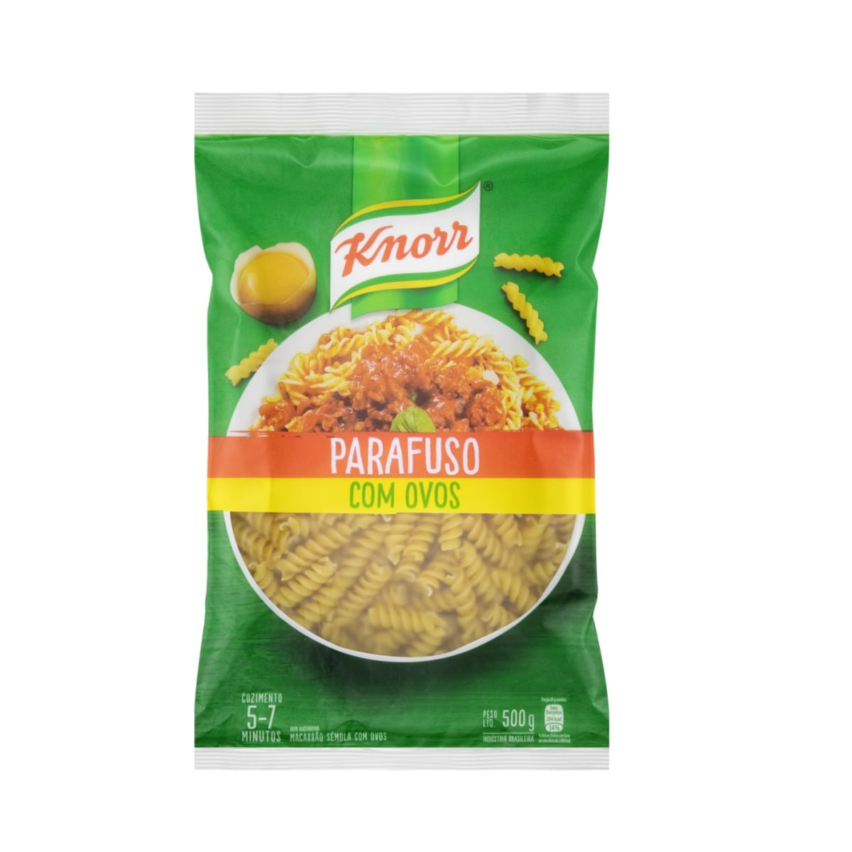 Macarrão Parafuso Knorr Sêmola com Ovos 500g