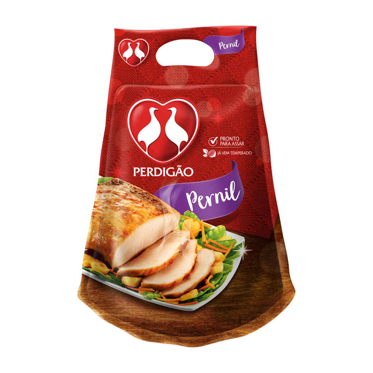 Pernil Suíno Congelado Perdigão Temperado 1,2Kg