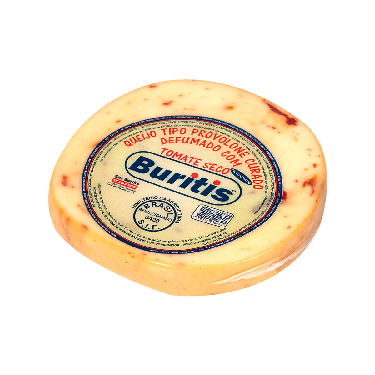 Queijo Provolone com Tomate Seco Buritis 240g