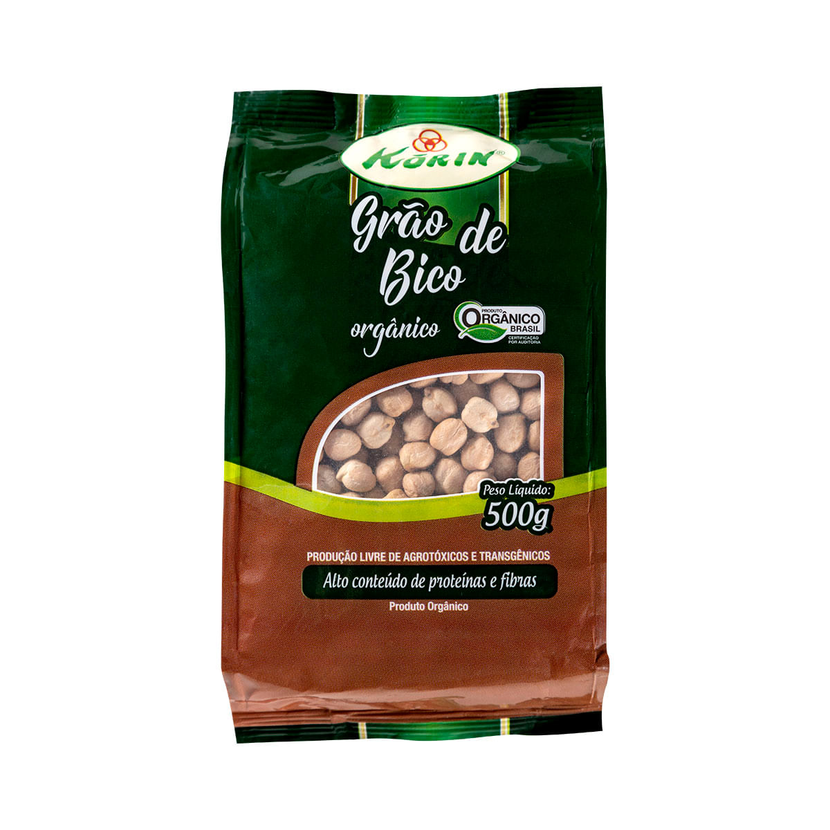 Grão de Bico Orgânico Korin 500g