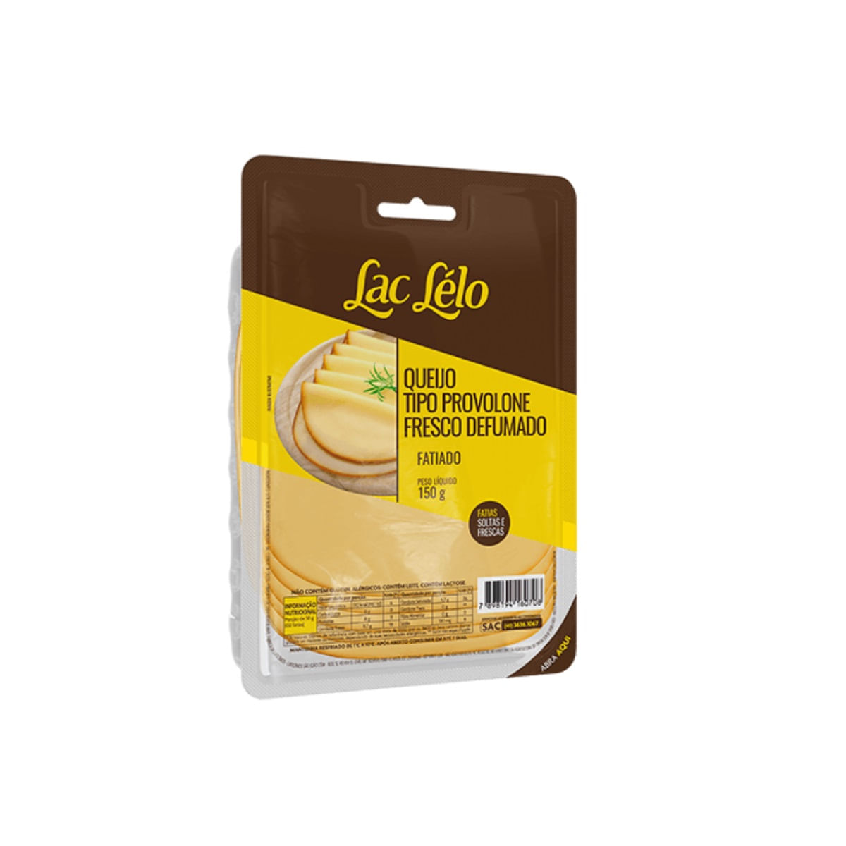 Queijo Provolone Fatiado Lac Lelo 150g