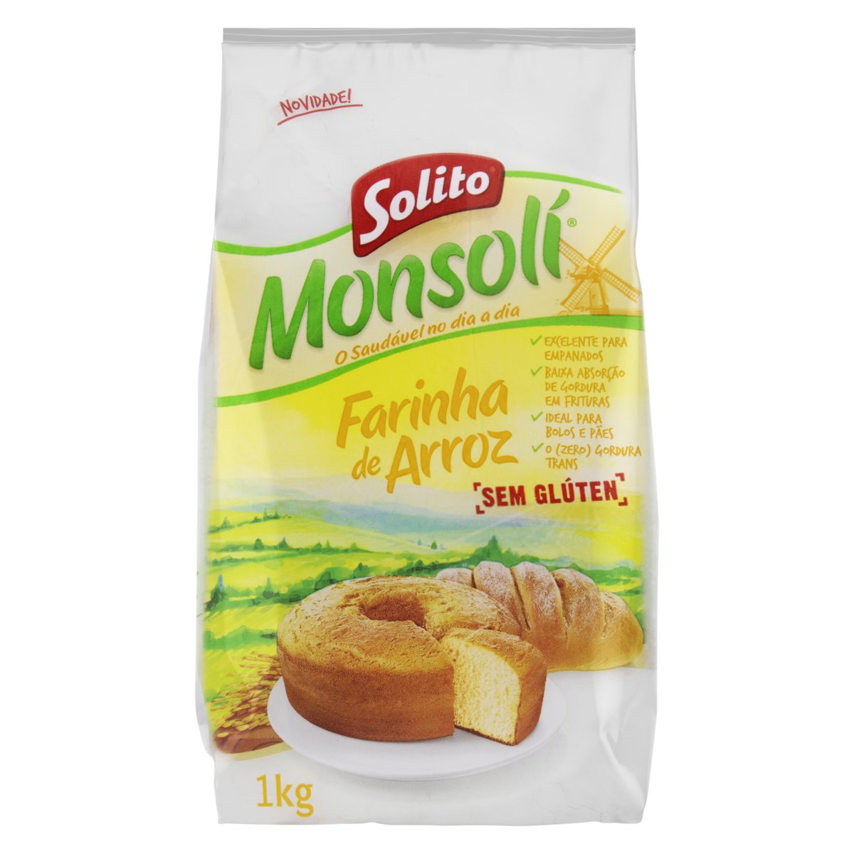 Farinha de Arroz Monsolí Solito 1kg