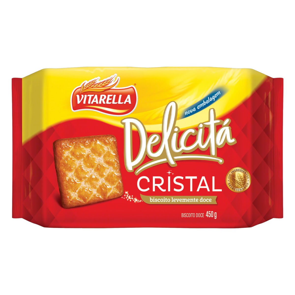 Biscoito Cristal Vitarella Delicitá 450 g