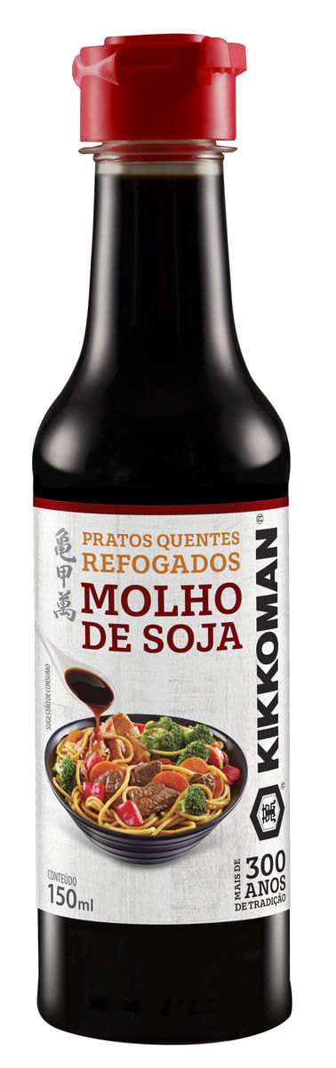 Molho de Soja Pratos Quentes Kikkoman Frasco 150ml