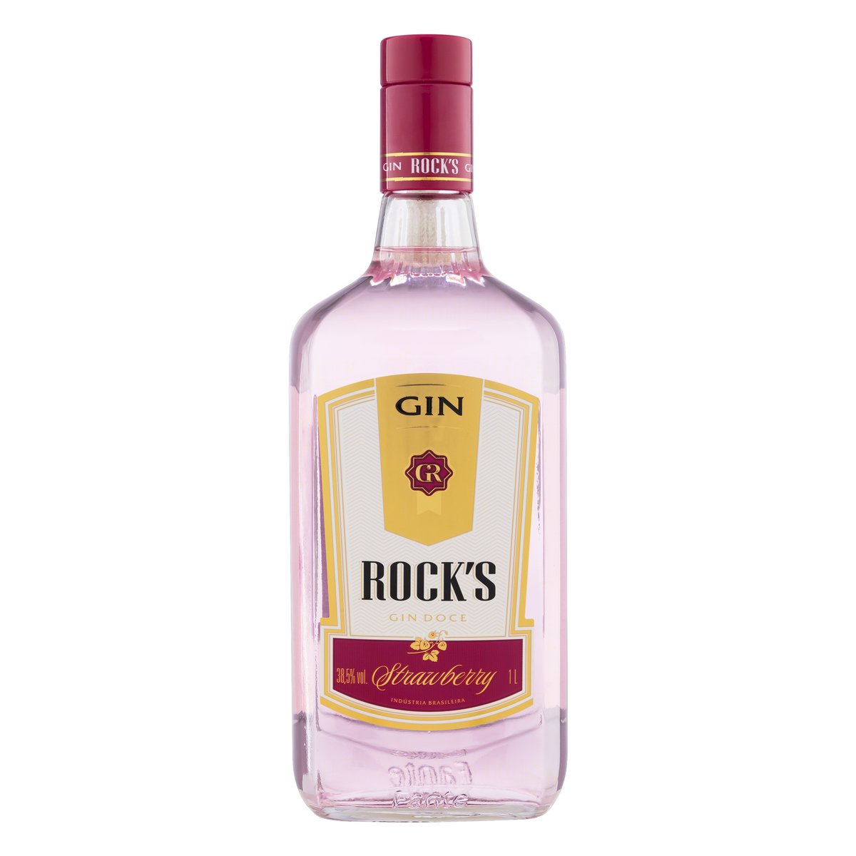 Gin Doce Strawberry Rock&apos;s Garrafa 1 L