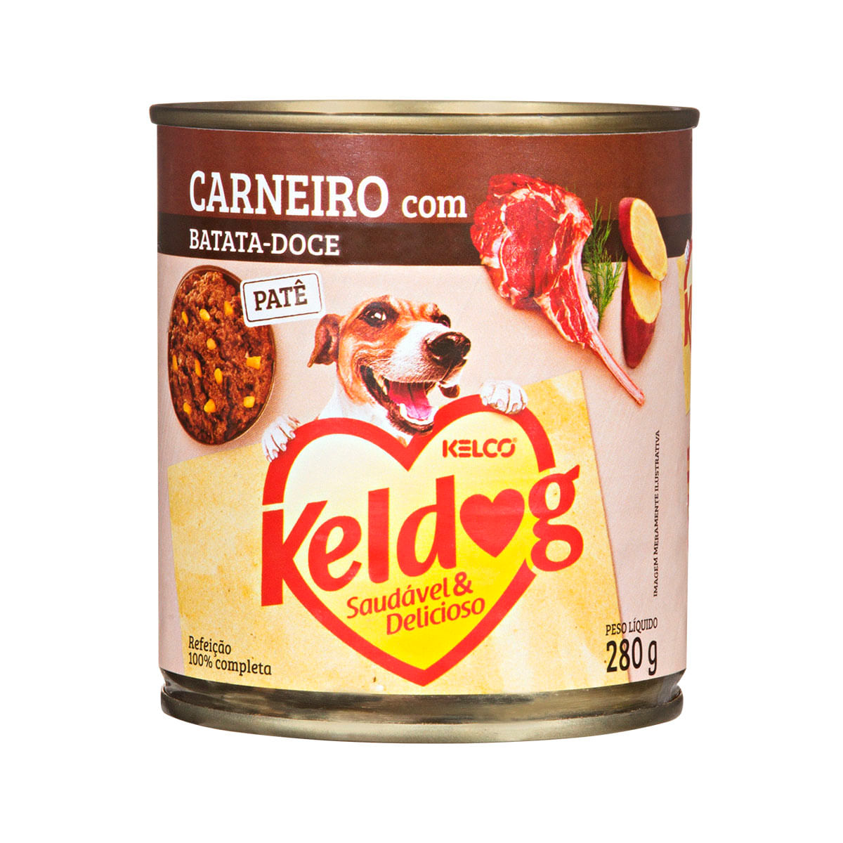 Ração Úmida de Carneiro com Batata-doce Keldog 280g