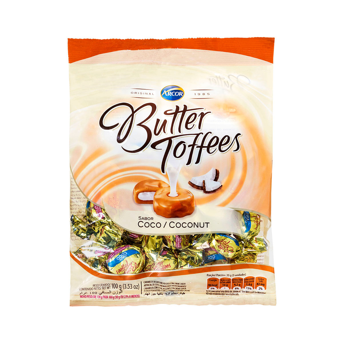 Bala Butter Toffees Coco 100g