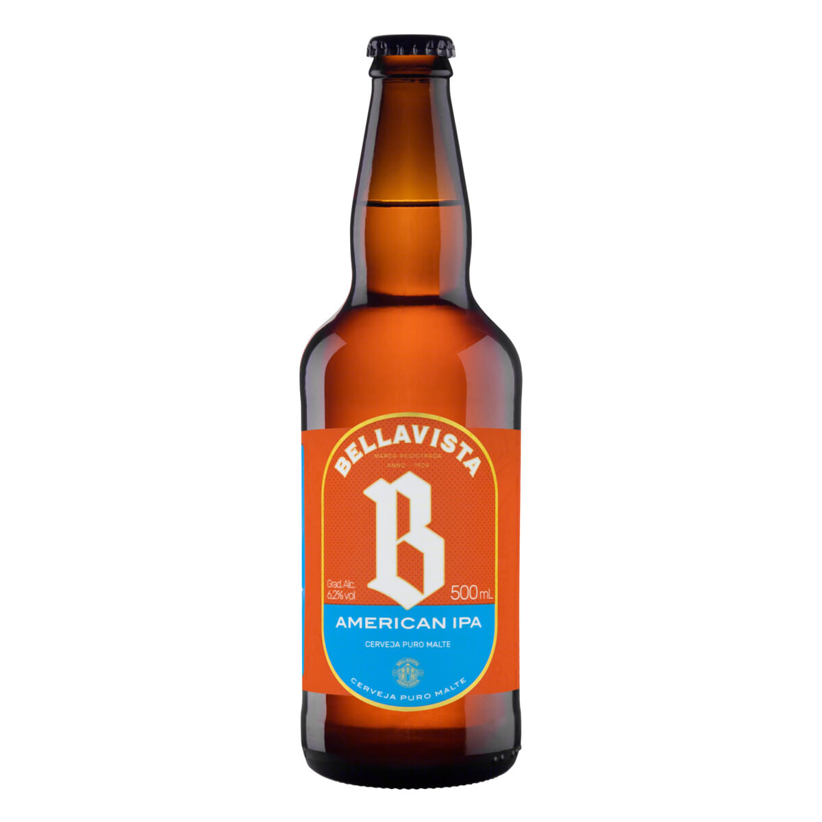 Cerveja American IPA Puro Malte Bellavista Garrafa 500 ml