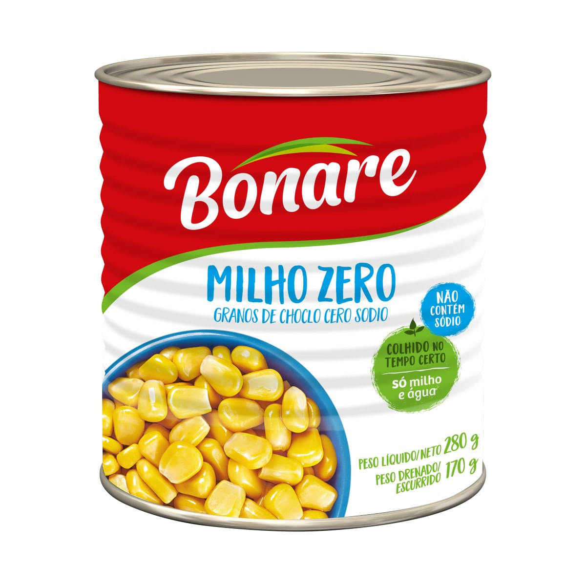 Milho Zero Sódio Bonare 280 g