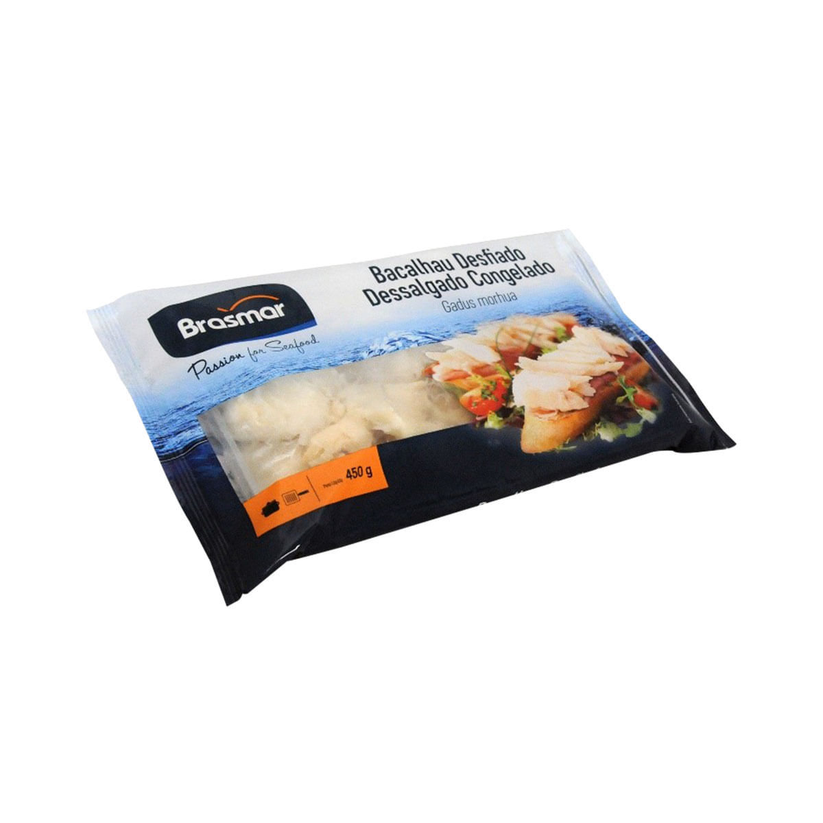 Bacalhau Desfiado Congelado Brasmar 450g