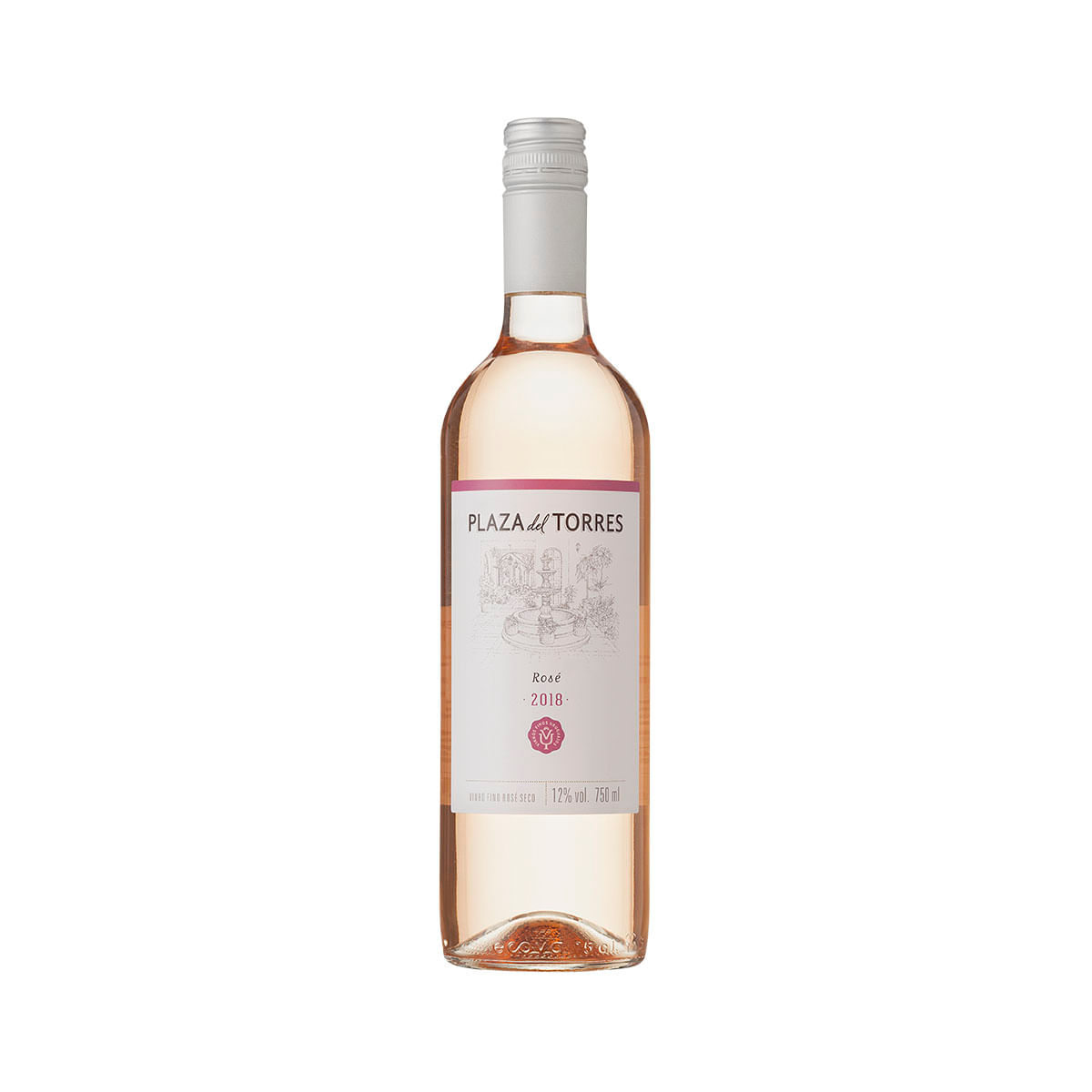 Vinho Rosé Uruguaio Plaza del Torres - 750 ml