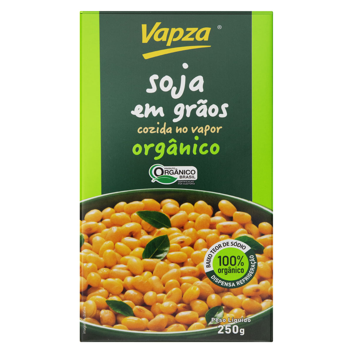 Soja em Grãos Vapza 250g