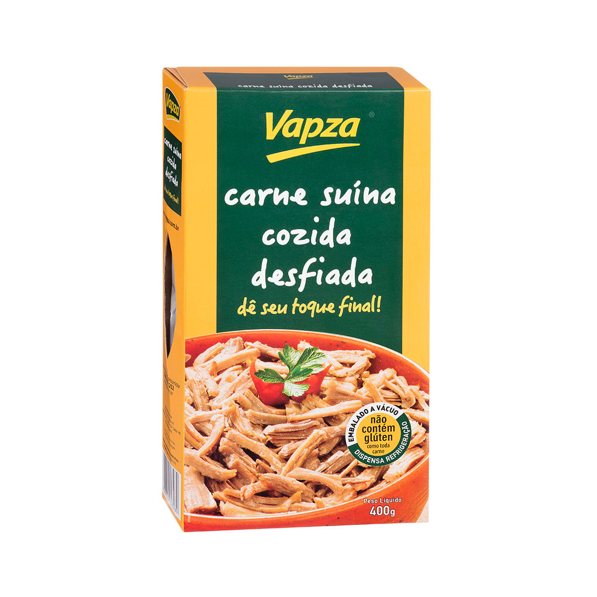 Carne Suína Desfiada Vapza 400g