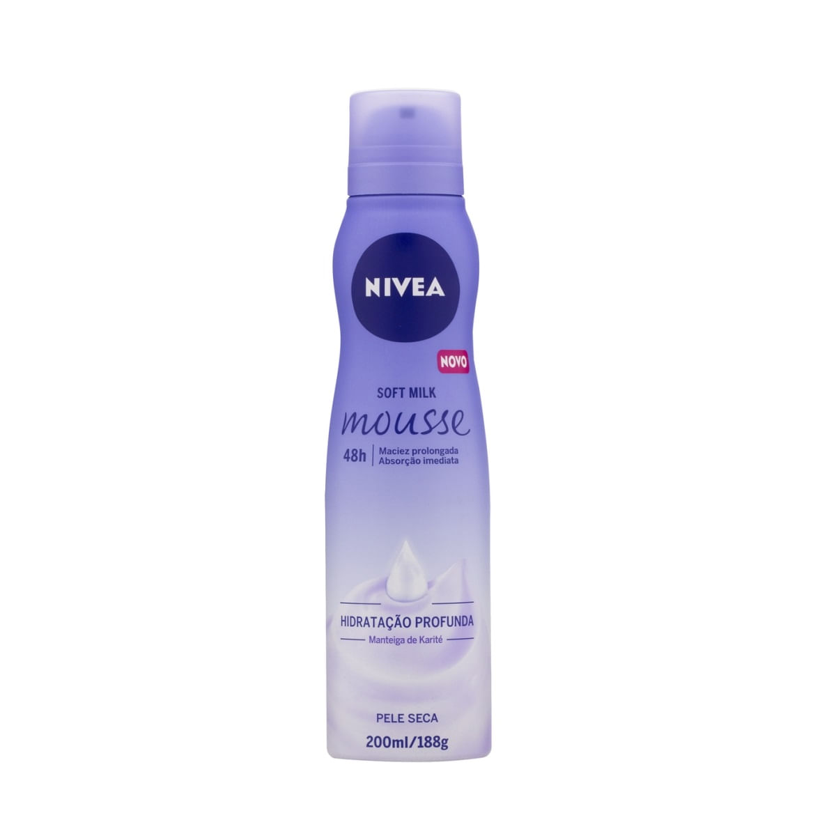 Mousse Hidratante Corporal Nivea Soft Milk 200 ml