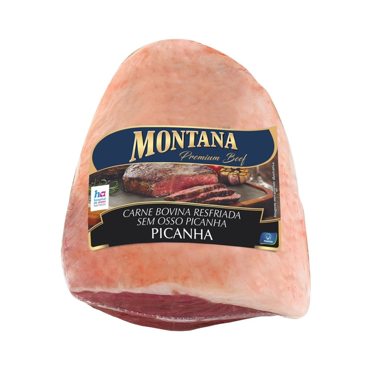 Peça de Picanha Bovina Resfriada Montana 2,1Kg