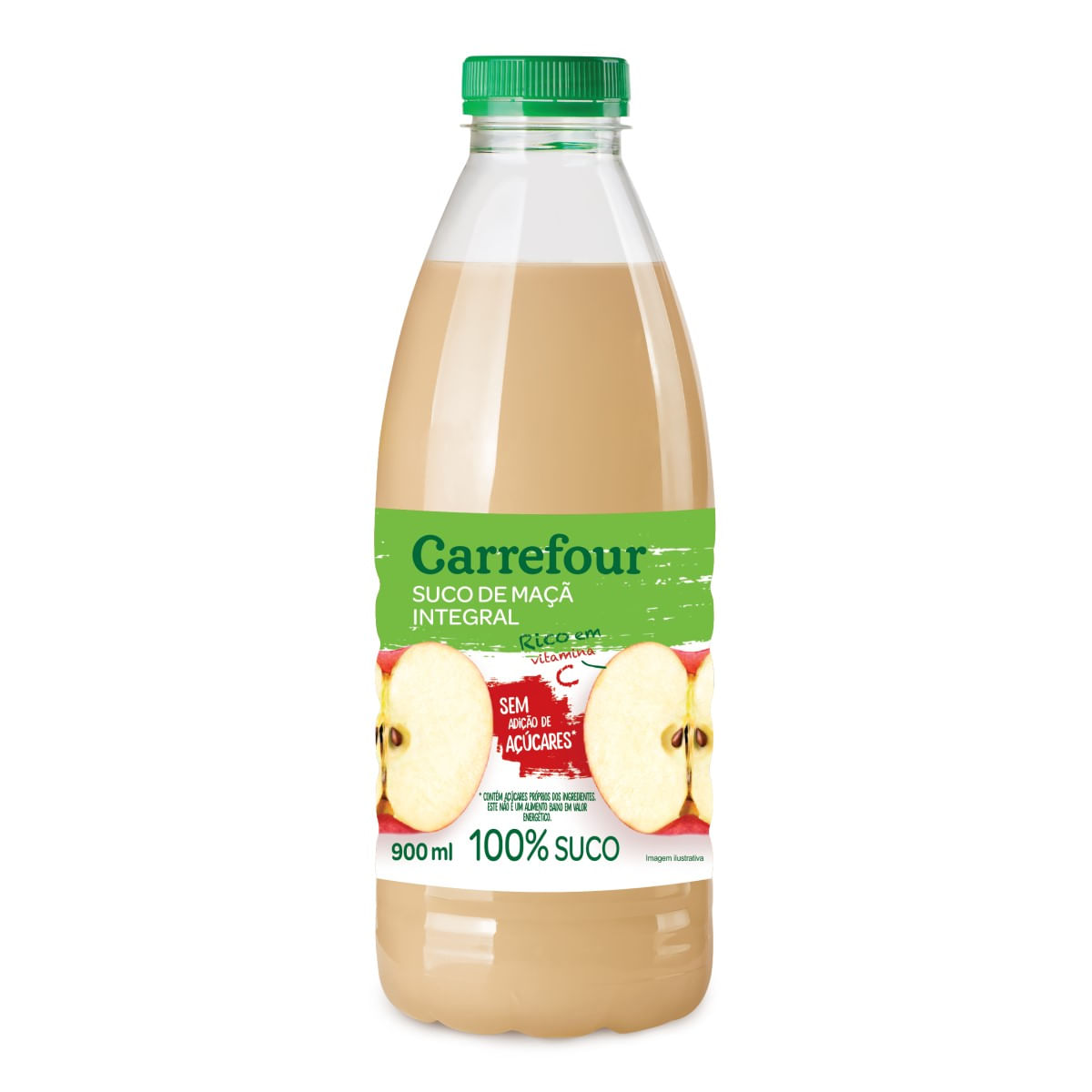 Suco de Maça Integral Refrigerado Carrefour 900 ml