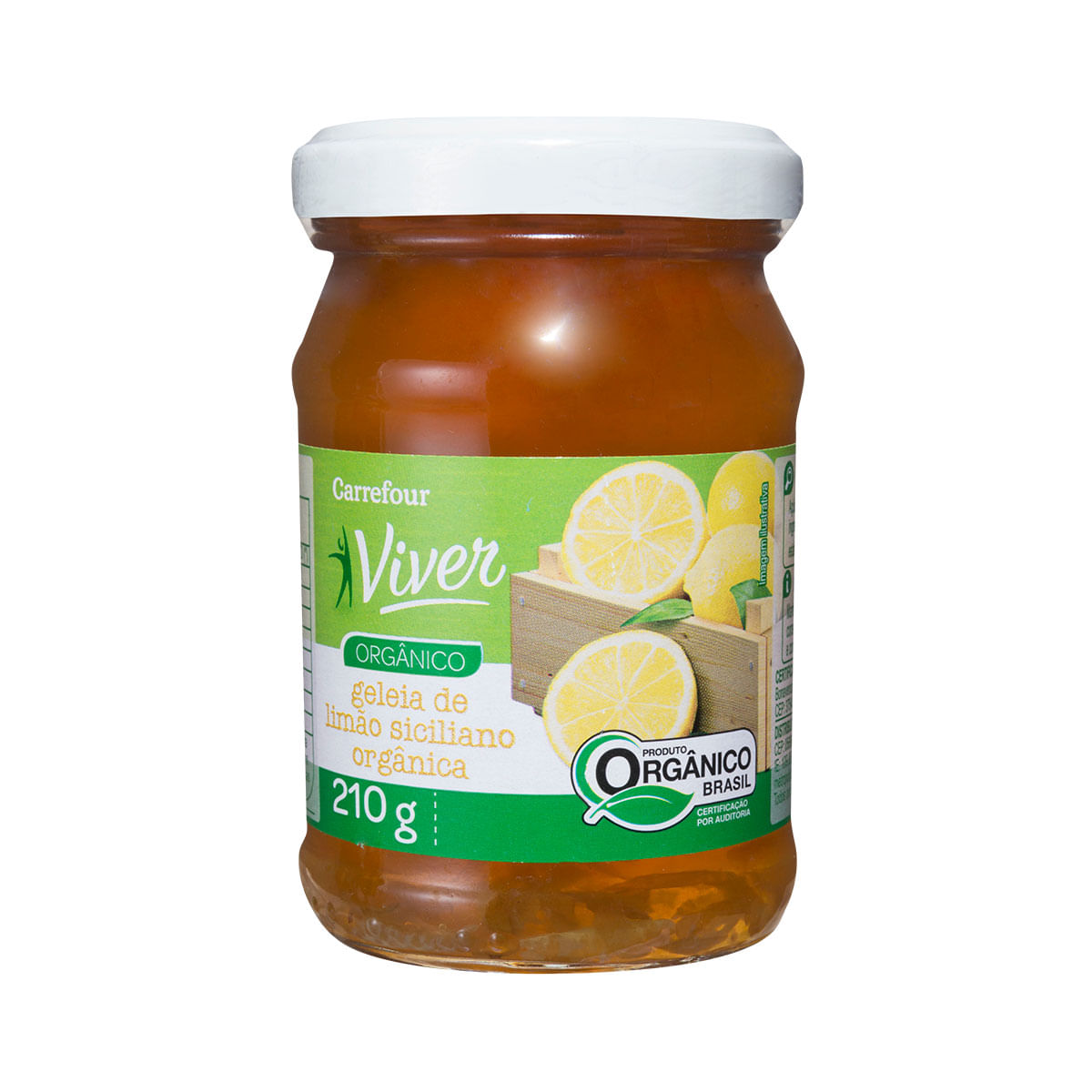 Geleia Orgânica Limão Siciliano Viver 210g