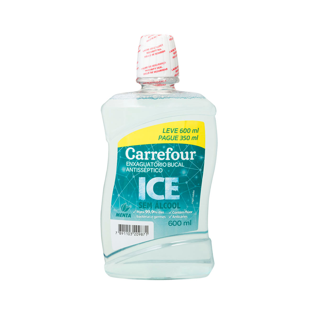 Enxaguante Bucal Carrefour Menta Ice 600ml