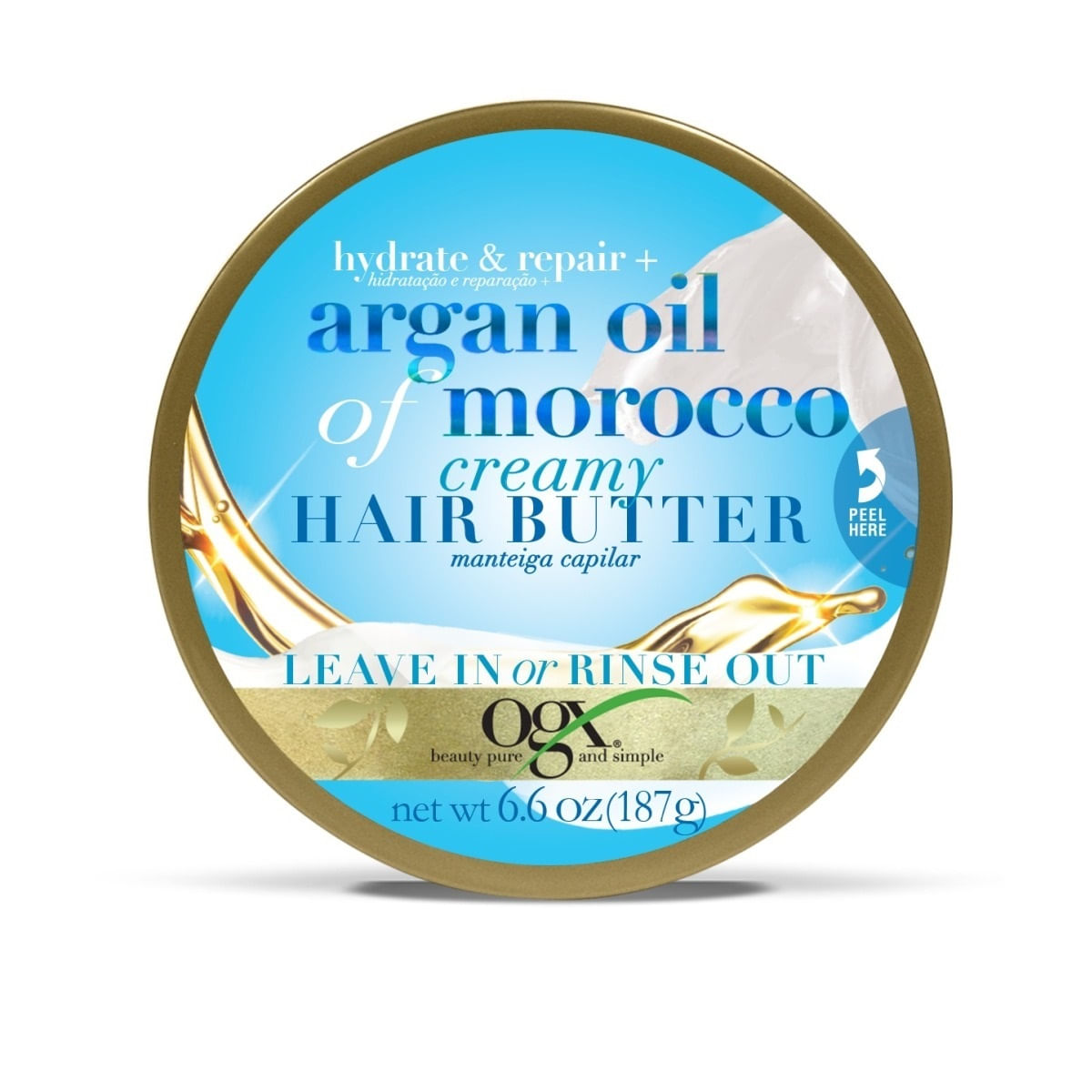 Creme de Tratamento OGX Restauração e Hidratação com Argan Oil of Morocco 187g